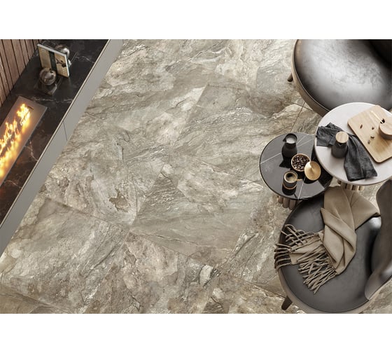 Керамогранит Delacora Slate Brown матовый карвинг 300x600x9,5, 1,44 м2, коричневый D30002M