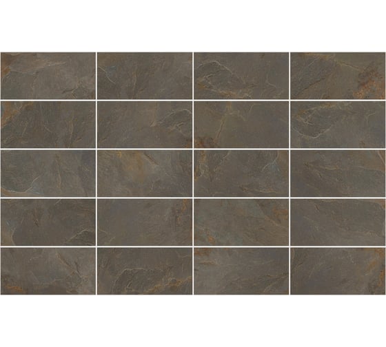 Керамогранит Delacora Stoncrete Copper матовый карвинг 300x600x9,5, 1,44 м2, серый D30007M