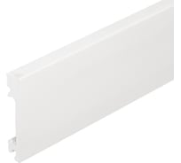 Плинтус СОЛИД Solid полимерный ультравысокой плотности белый, 2,0м 1 UHD 01/80