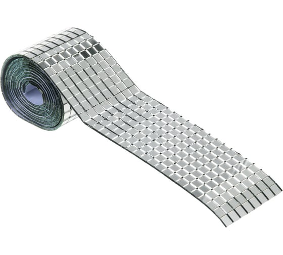Зеркальная мозаика VETTA Серебро, 4x100 см 416-286