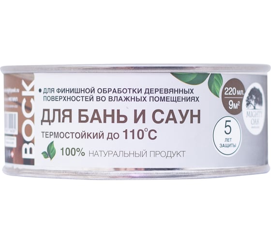 Воск для бань и саун MIGHTY OAK 220 мл MO169/1 1