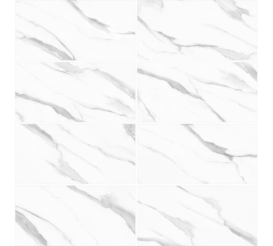 Плитка настенная New Trend Way Light 300x600x9, 1,8м2, белый WT36WAY00