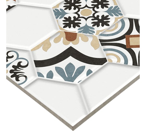 Плитка настенная New Trend Edelweiss Pattern 300x600x9, 1,8м2, разноцветный WT36EDW55