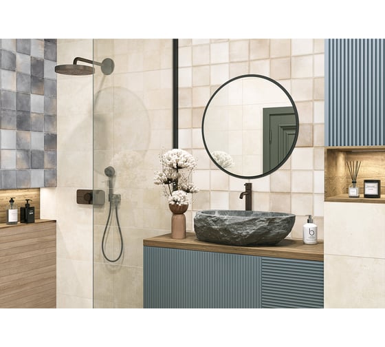 Плитка настенная New Trend Superior Vintage 300x600x9, 1,8м2, синий WT36SPO55