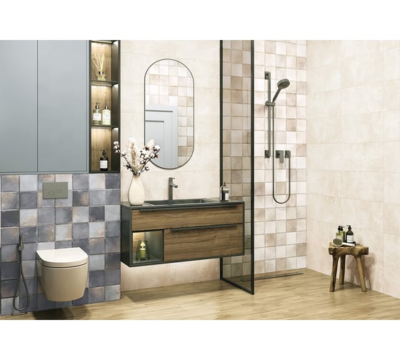 Плитка настенная New Trend Superior Vintage 300x600x9, 1,8м2, синий WT36SPO55
