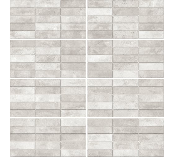 Плитка настенная New Trend Elbrus Brick Gray 300x600x9, 1,8м2, серый WT36ELR07