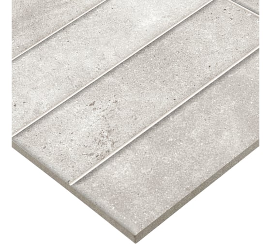 Плитка настенная New Trend Elbrus Brick Gray 300x600x9, 1,8м2, серый WT36ELR07