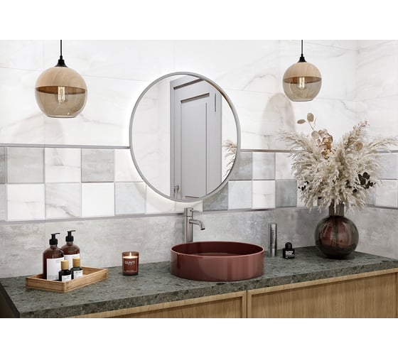 Плитка настенная New Trend Titan Dark 300x600x9, 1,8м2, серый WT36TIT25