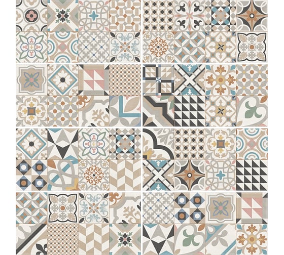 Плитка настенная New Trend Design Art Mix 2 300x600x9, 1,08м2, разноцветный WT36DST18