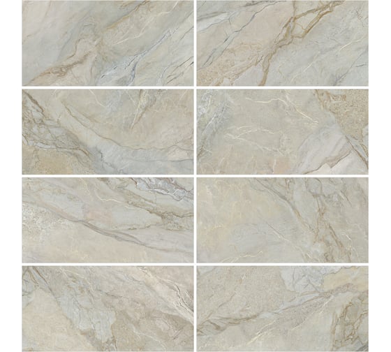 Плитка настенная New Trend Arty Dark 300x600x9, 1,8м2, зеленый WT36ARY24