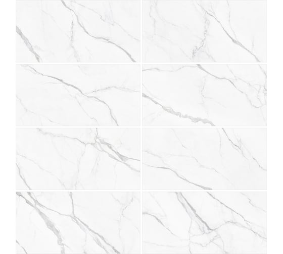 Плитка настенная New Trend Lims Light 300x600x9, 1,8м2, белый WT36LMM00