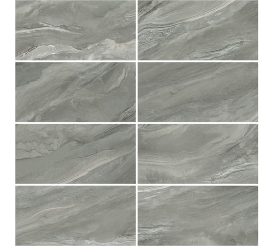 Плитка настенная New Trend Way Dark 300x600x9, 1,8м2, серый WT36WAY17