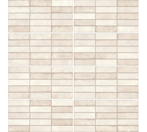 Плитка настенная New Trend Elbrus Brick Crema 300x600x9, 1,8м2, бежевый WT36ELR11