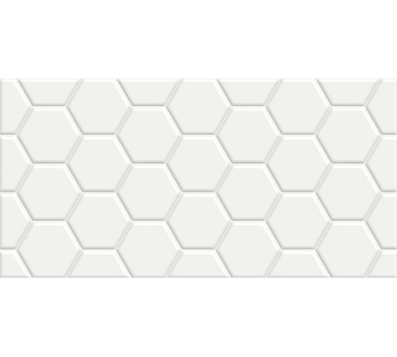 Плитка настенная New Trend Edelweiss Hexagon White 300x600x9, 1,8м2, белый WT36EDW15