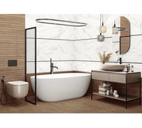 Плитка настенная New Trend Aurea Relief 300x600x9, 1,8м2, белый WT36AUU15