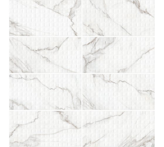 Плитка настенная New Trend Aurea Relief 300x600x9, 1,8м2, белый WT36AUU15