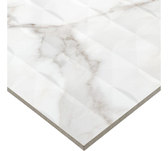 Плитка настенная New Trend Aurea Relief 300x600x9, 1,8м2, белый WT36AUU15