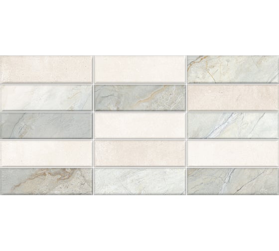 Плитка настенная New Trend Arty Brick 300x600x9, 1,8м2, многоцветный WT36ARY55