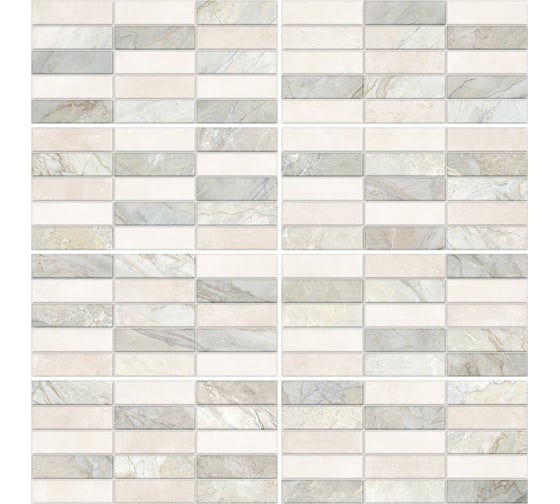 Плитка настенная New Trend Arty Brick 300x600x9, 1,8м2, многоцветный WT36ARY55