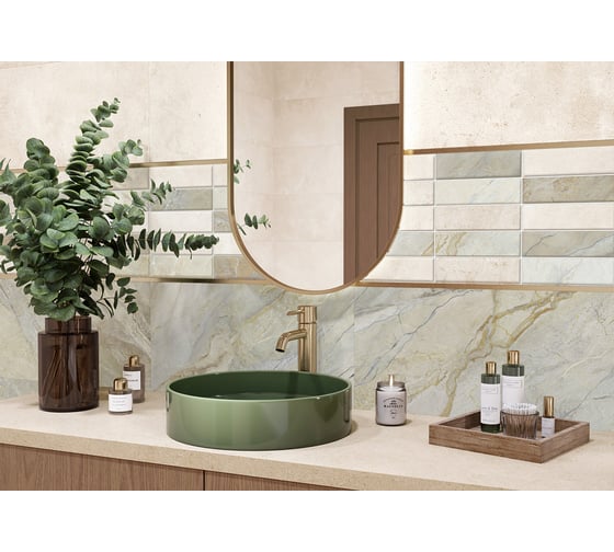 Плитка настенная New Trend Arty Brick 300x600x9, 1,8м2, многоцветный WT36ARY55