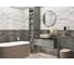 Плитка настенная Эльбрус серый / Elbrus Gray NewTrend 300x600x9, 1,8м2, серый WT36ELR15 1