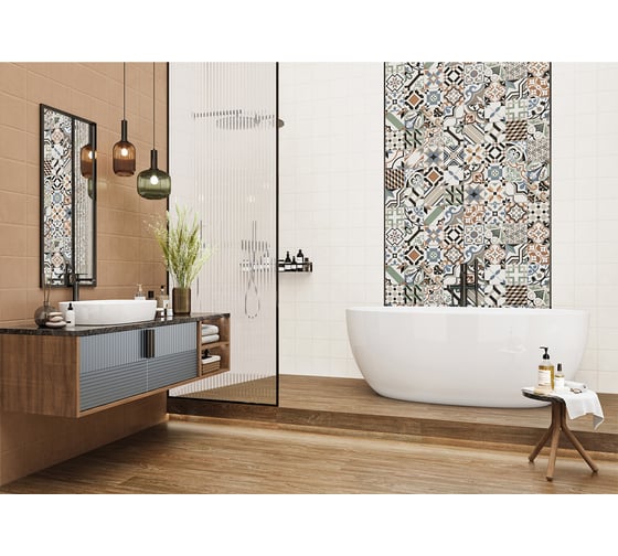 Плитка настенная New Trend Design Art Bronze 300x600x9, 1,08м2, коричневый WT36DST31