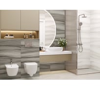 Плитка настенная New Trend Treise Dark 300x600x9, 1,8м2, серый WT36TRS18