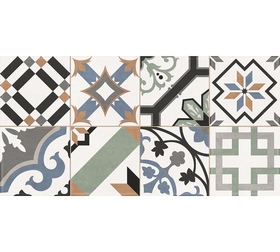 Плитка настенная New Trend Design Art Mix 1 300x600x9, 1,08м2, разноцветный WT36DST55