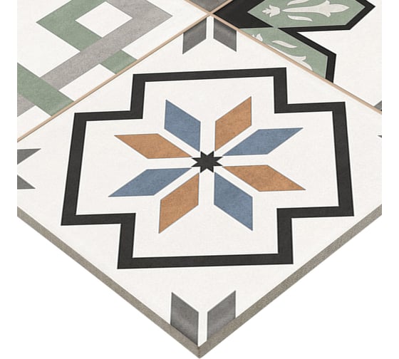 Плитка настенная New Trend Design Art Mix 1 300x600x9, 1,08м2, разноцветный WT36DST55