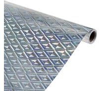 Пленка самоклеящаяся голография серебро 1004 (0.45х3 м; 30 мкм) Calligrata 1075463