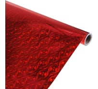 Пленка самоклеящаяся голография красная 1009 (0.45х3 м; 30 мкм) Calligrata 708970