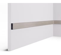 Рейка Cosca Decor RX010-055 30x10x2000 мм, Платина матовая Cosca Deco 00-00079329