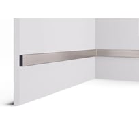 Рейка Cosca Decor RX010-052 30x10x2000 мм, хром матовый Cosca Deco 00-00079327