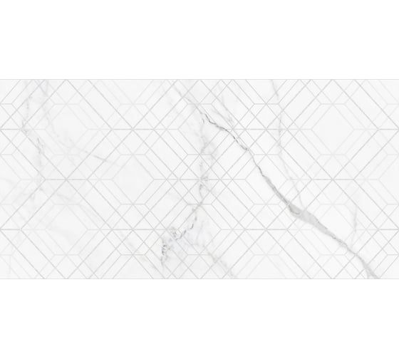 Декор NewTrend Lims Light Rhomb 300x600x9, белый DW36LMM00