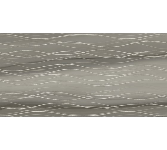 Декор NewTrend Treise Dark Wave 300x600x9, серый DW36TRS18