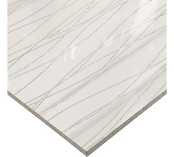 Декор NewTrend Treise Light Wave 300x600x9, серый DW36TRS05