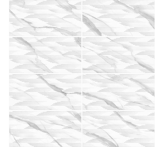 Декор NewTrend Way Light Arrow 300x600x9, белый DW36WAY00