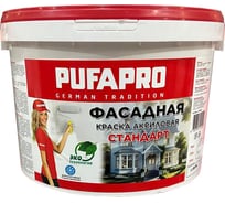 Краска фасадная акриловая PUFAPRO стандарт, 14 кг 776009
