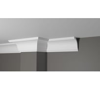 Потолочный карниз Decor-Dizayn ударопрочный влагостойкий под покраску 97Х84Х2000 мм DD08