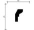 Потолочный карниз Decor-Dizayn ударопрочный влагостойкий под покраску 25Х15Х2000 мм DD34 5
