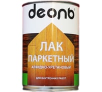 Паркетный лак ДЕОЛЬ алкидно-уретановый полуматовый LPM09