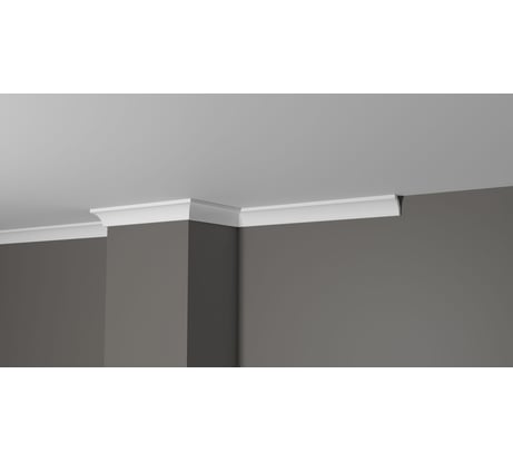 Потолочный карниз Decor-Dizayn ударопрочный влагостойкий под покраску 29Х20Х2000 мм DD36