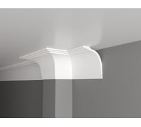 Потолочный карниз Decor-Dizayn ударопрочный влагостойкий под покраску 170Х125Х2000 мм DD511