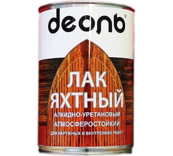 Яхтный лак ДЕОЛЬ алкидно-уретановый полуматовый LYM09