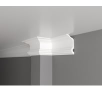 Потолочный карниз Decor-Dizayn ударопрочный влагостойкий под покраску 150Х70Х2000 мм DD505