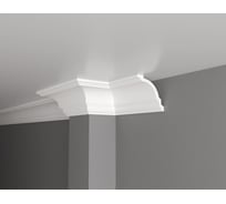 Потолочный карниз Decor-Dizayn ударопрочный влагостойкий под покраску 110Х122Х2000 мм DD16 17977909