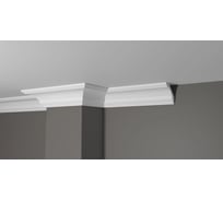 Потолочный карниз Decor-Dizayn ударопрочный влагостойкий под покраску 69Х65Х2000 мм DD17