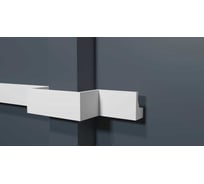 Потолочный карниз Decor-Dizayn ударопрочный влагостойкий под LED подсветку 40Х25Х2000 мм DD616