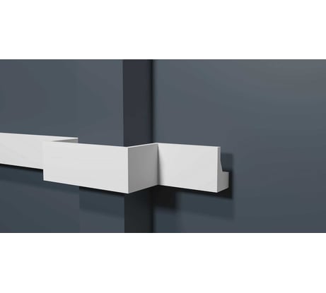 Потолочный карниз Decor-Dizayn ударопрочный влагостойкий под LED подсветку 40Х25Х2000 мм DD616