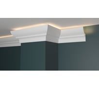 Потолочный карниз Decor-Dizayn ударопрочный влагостойкий под LED подсветку 70Х45Х2000 мм DD508